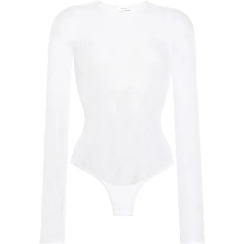 Lace Bodysuit , female, Sizes: M, S, XS - Wardrobe.nyc - Modalova