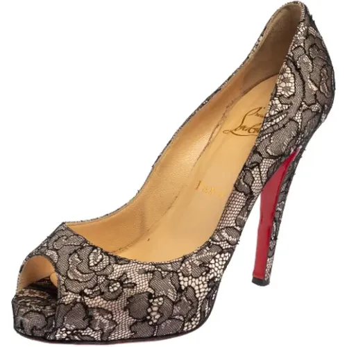 Pre-owned Lace heels , female, Sizes: 4 1/2 UK - Christian Louboutin Pre-owned - Modalova