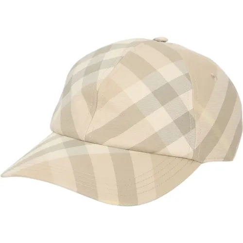 Check Baseball Hat , Herren, Größe: XS - Burberry - Modalova