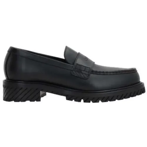 Leather Moccasin Shoes , male, Sizes: 8 UK, 6 UK, 7 UK, 9 UK - Off White - Modalova