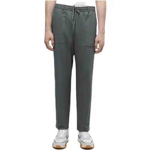 Balsam Cotton Trouser Men , male, Sizes: W34, W31, W33, W32, W30 - Armani Exchange - Modalova
