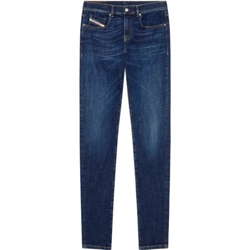 Slim-fit Dunkelblaue Jeans , Herren, Größe: W30 L32 - Diesel - Modalova