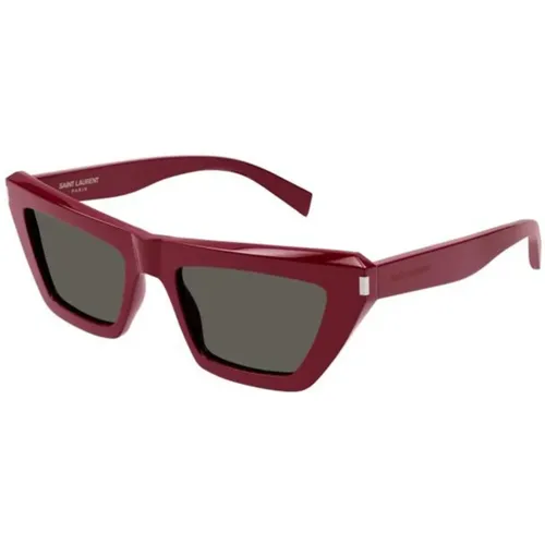 Bold Cat-Eye Sunglasses , female, Sizes: 52 MM - Saint Laurent - Modalova