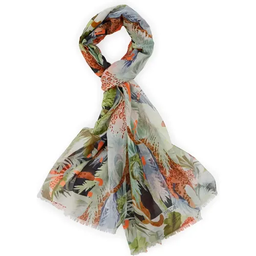 Tropic-Print Schal Marc Cain - Marc Cain - Modalova