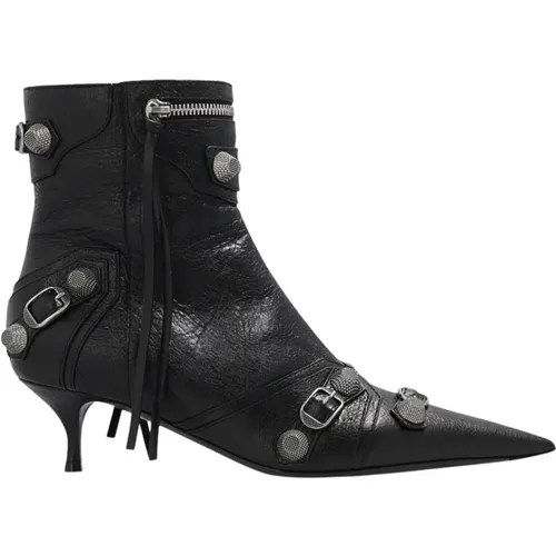 ‘Cagole’ heeled ankle boots , female, Sizes: 6 UK, 4 UK, 3 UK, 5 UK - Balenciaga - Modalova