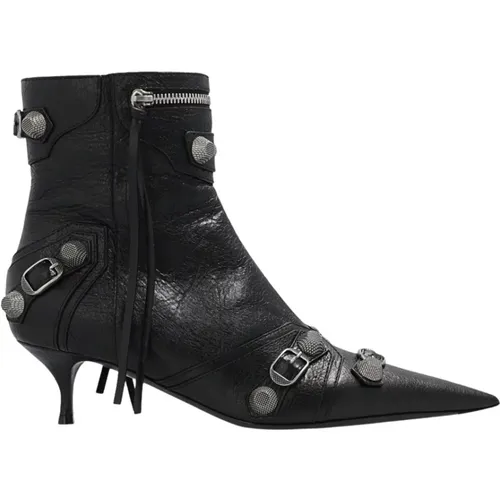 ‘Cagole’ heeled ankle boots , female, Sizes: 6 UK, 7 UK, 4 UK, 3 UK, 6 1/2 UK, 5 UK, 5 1/2 UK - Balenciaga - Modalova