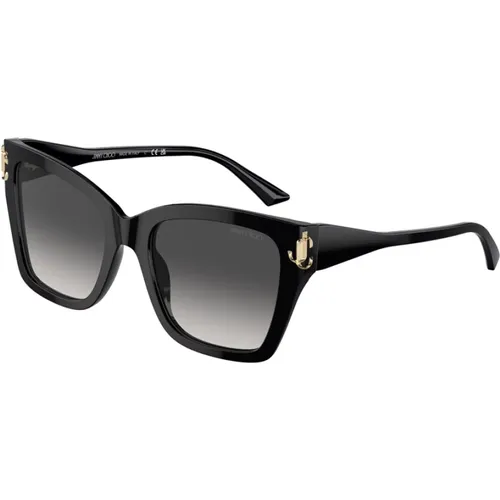 Stilvolle Sonnenbrille mit grauem Verlaufsglas - Jimmy Choo - Modalova