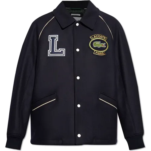 Jacket with logo , male, Sizes: L - Lacoste - Modalova