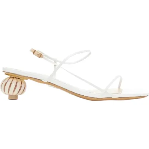 Pre-owned Leather sandals , female, Sizes: 5 UK - Jacquemus Pre-owned - Modalova