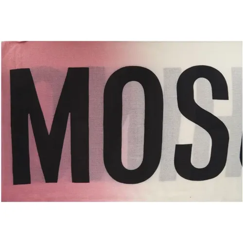 Rose Scarf Aw24 , female, Sizes: ONE SIZE - Moschino - Modalova