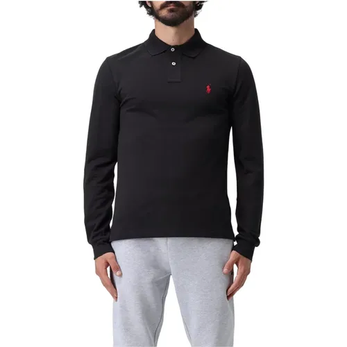 Klassisches Polo Shirt , Herren, Größe: M - Polo Ralph Lauren - Modalova