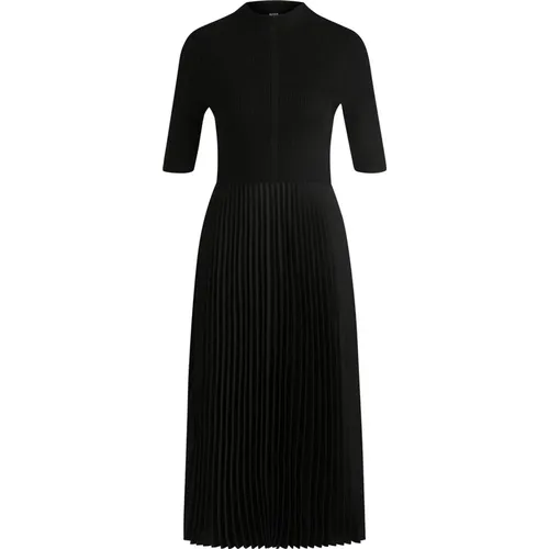 Fireanami Kleid - Schwarzes Midi-Kleid - Hugo Boss - Modalova