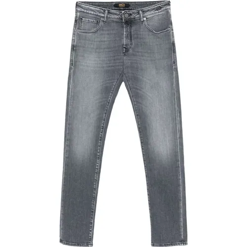 Slim Fit Stretch Jeans Blue Division - Incotex - Modalova