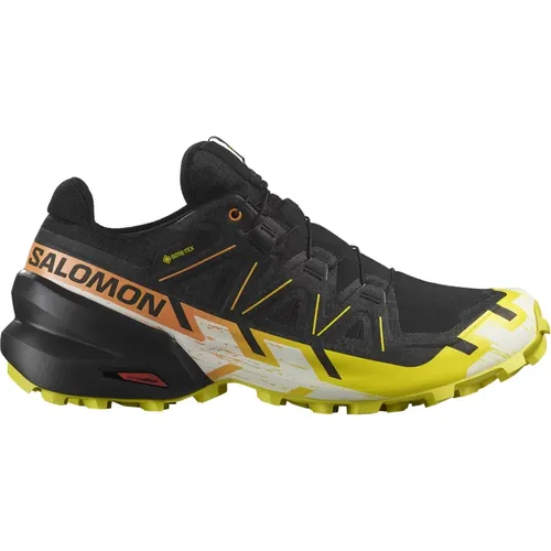 Trail Running Shoes GTX /Sulphur , male, Sizes: 10 UK, 8 UK, 10 1/2 UK, 8 1/2 UK, 9 1/2 UK, 11 UK, 9 UK, 12 UK, 7 1/2 UK - Salomon - Modalova