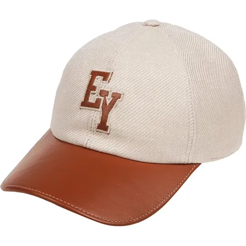 Embroidered Baseball Hat , male, Sizes: ONE SIZE - Eleventy - Modalova