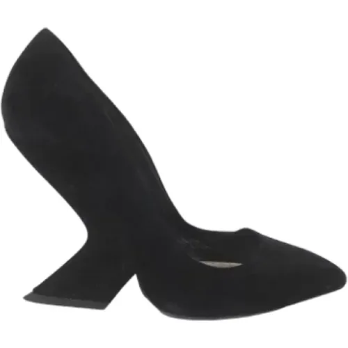 Pre-owned Velvet high-heeled shoes , female, Sizes: 4 UK - Dior Vintage - Modalova
