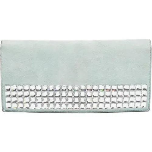 Pre-owned Suede clutches , female, Sizes: ONE SIZE - Gucci Vintage - Modalova