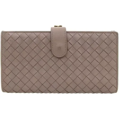 Pre-owned Leather wallets , female, Sizes: ONE SIZE - Bottega Veneta Vintage - Modalova