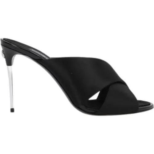 Sandals with Crossover Strap , female, Sizes: 6 UK, 4 UK, 5 UK - Dolce & Gabbana - Modalova