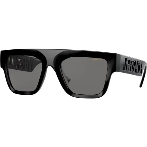 Rock Icons Sonnenbrille , Herren, Größe: 53 MM - Versace - Modalova