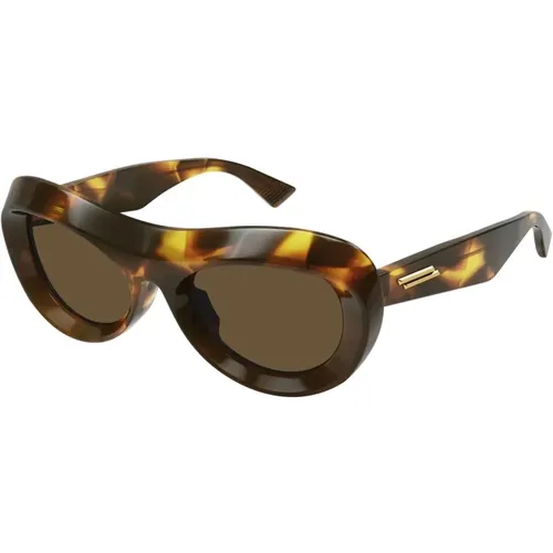 Neue Klassische Ovale Sonnenbrille - Bottega Veneta - Modalova