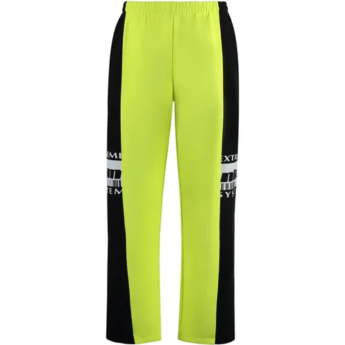 Kontrast Logo Baumwoll-Track-Pants - Vetements - Modalova