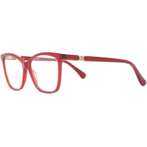 Rote Optische Brille, vielseitig und stilvoll - Max Mara - Modalova