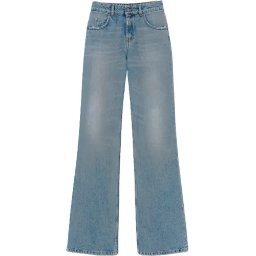 Flared Denim Jeans , female, Sizes: W27, W25, W28, W30, W26, W29 - Twinset - Modalova