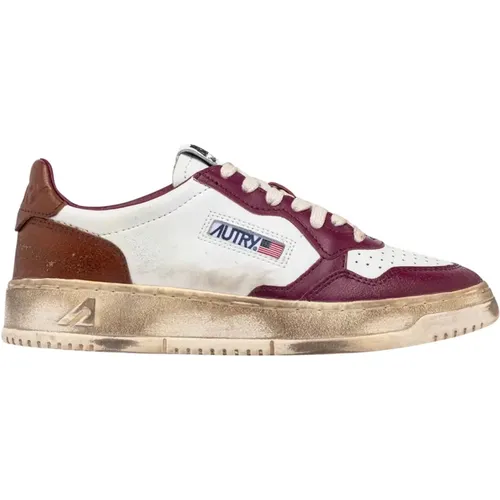 Vintage Low Top Sneakers , Damen, Größe: 38 EU - Autry - Modalova