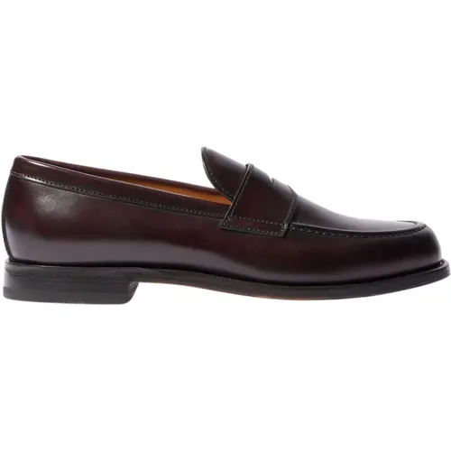 Klassische italienische Penny Loafers , Herren, Größe: 41 1/2 EU - Scarosso - Modalova