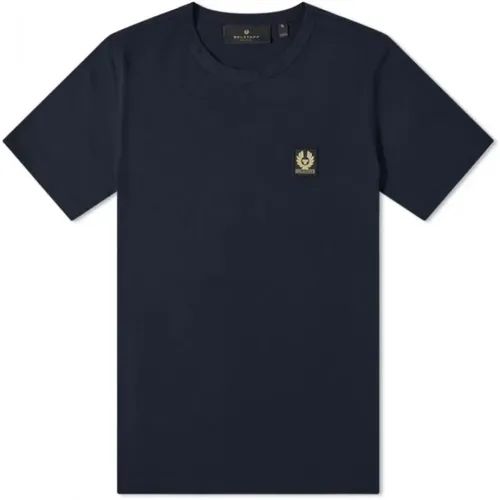 Klassisches Rundhals Kurzarm T-Shirt , Herren, Größe: XL - Belstaff - Modalova