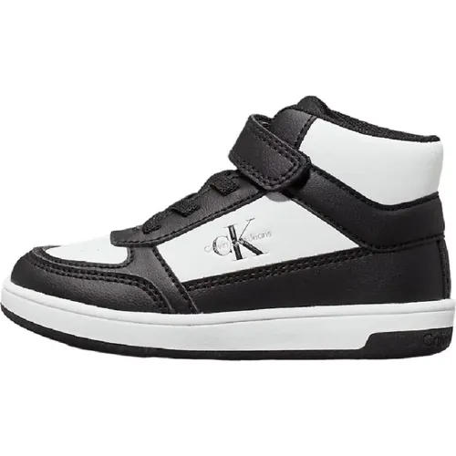 Schwarzer Klett-Sneaker für Kinder - Calvin Klein - Modalova