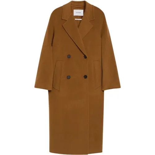 Oversized Wool Coat in Gingerbread , female, Sizes: 3XS, L, M, XS, S - IVY OAK - Modalova