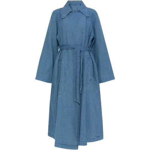 Mantel mit Taschen , Damen, Größe: 2XS - Emporio Armani - Modalova