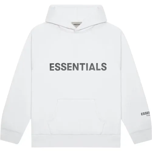 Weiße Essentials Hoodie Limited Edition , Herren, Größe: L - Fear Of God - Modalova