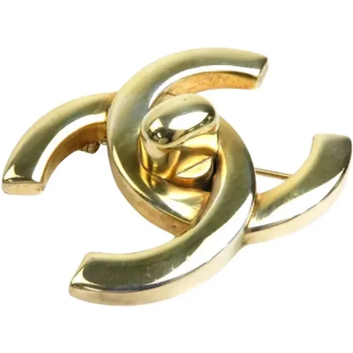 Pre-owned Metal brooches , female, Sizes: ONE SIZE - Chanel Vintage - Modalova