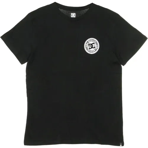 Kreisstern Schwarz/Weiß T-Shirt , Herren, Größe: L - DC Shoes - Modalova