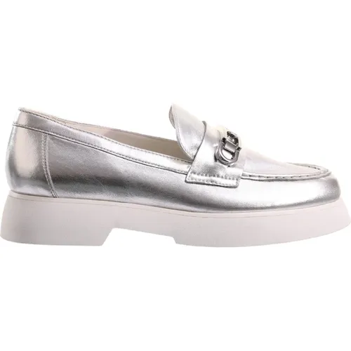 Silberne Loafers für Frauen , Damen, Größe: 39 EU - Högl - Modalova