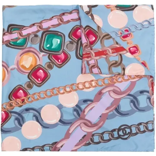 Pre-owned Silk scarves , female, Sizes: ONE SIZE - Chanel Vintage - Modalova