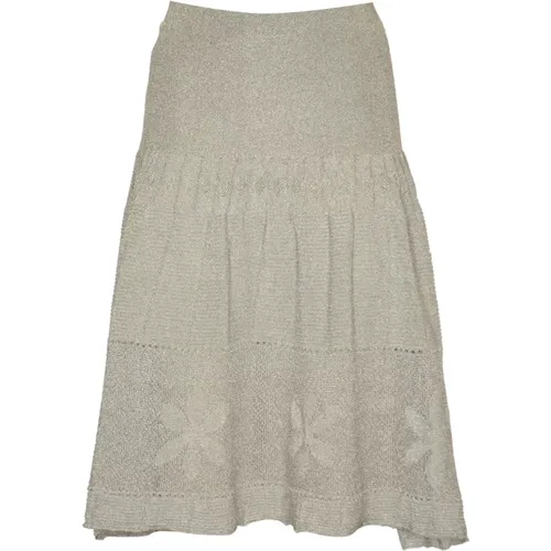 Silver Volga Skirt , female, Sizes: L, M - Paloma Wool - Modalova