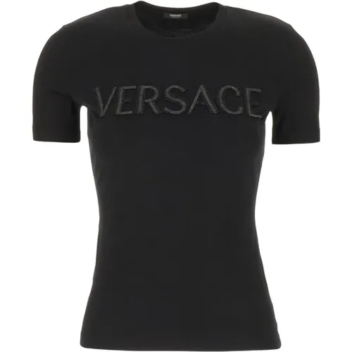 Classic T-Shirt , female, Sizes: S, XS, 2XS - Versace - Modalova