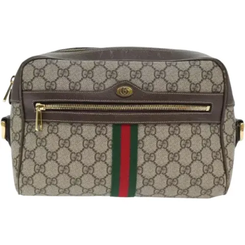 Pre-owned Leder schultertasche - Gucci Vintage - Modalova