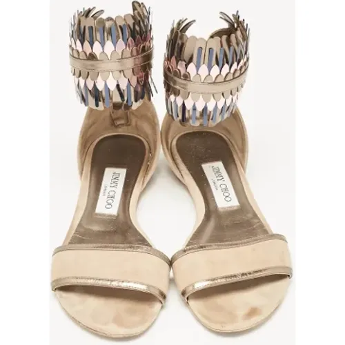 Pre-owned Leder sandals - Jimmy Choo Pre-owned - Modalova