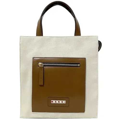 Pre-owned Canvas totes , female, Sizes: ONE SIZE - Marni Pre-owned - Modalova