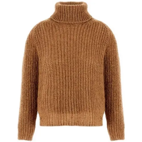 Mohair Rollkragenpullover , Damen, Größe: 2XS - Herno - Modalova