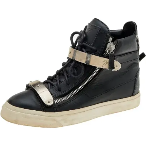 Pre-owned Leather sneakers , female, Sizes: 5 UK - Giuseppe Zanotti Pre-owned - Modalova