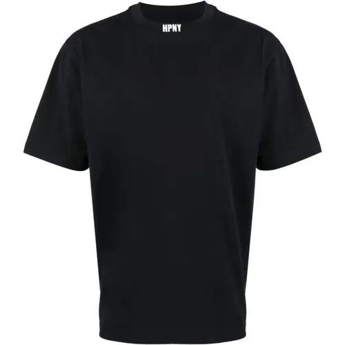 Minimalisches Logo Print Baumwoll T-Shirt , Herren, Größe: L - Heron Preston - Modalova