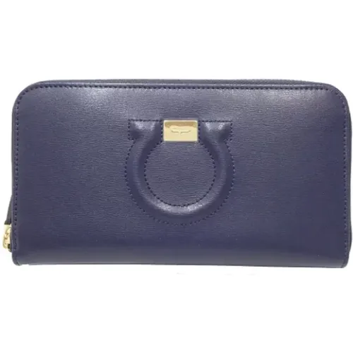 Pre-owned Leder Portemonnaies , Damen, Größe: ONE Size - Salvatore Ferragamo Pre-owned - Modalova