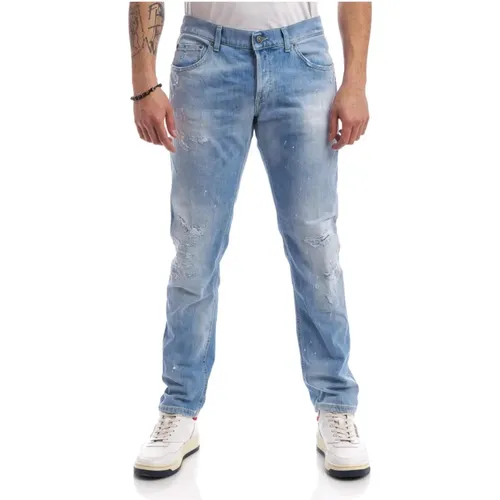 Stretch Denim Hose , Herren, Größe: W33 - Dondup - Modalova