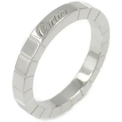 Pre-owned White Gold rings , female, Sizes: ONE SIZE - Cartier Vintage - Modalova